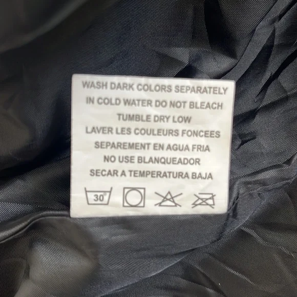 BlueMoon Streetwear Black Windbreaker size Large - Picture 10 of 12